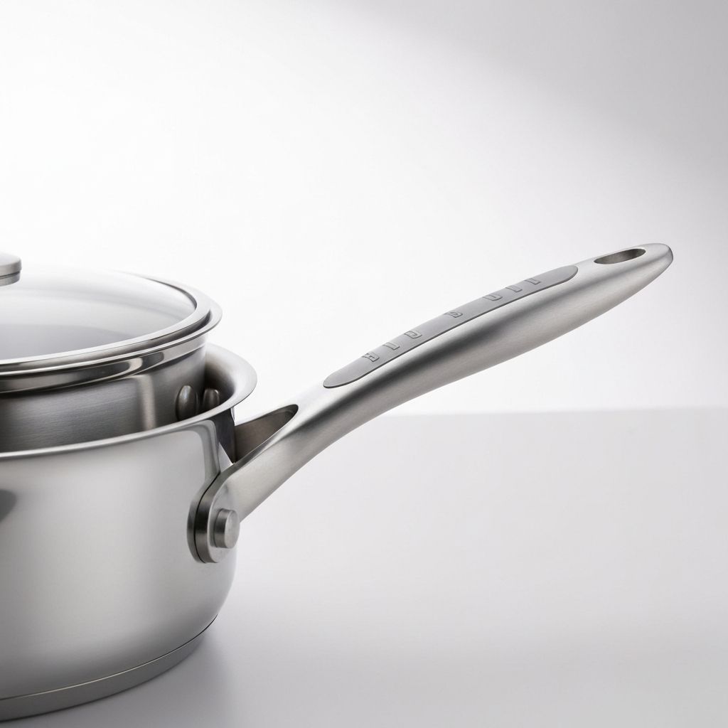 BergHOFF Cold Grip handle technology showing stay-cool safety feature